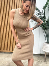Load image into Gallery viewer, Mocha knit body hugger 00058