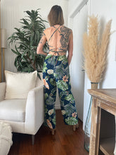 Load image into Gallery viewer, Navy Floral jumpsuit 00068