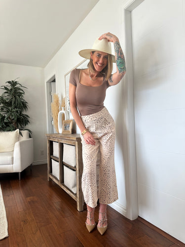 Mocha cap sleeve bodysuit 00087