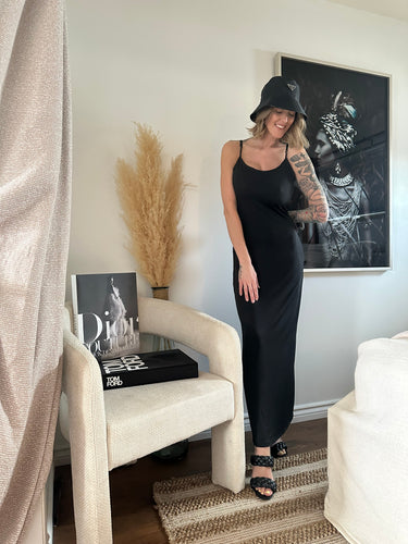Black Stretchy Dress 00072
