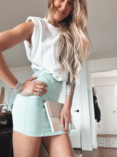 Load image into Gallery viewer, Bodycon Mint skirt 25140