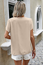 Load image into Gallery viewer, Beige button down Blouse 50018