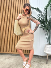 Load image into Gallery viewer, Mocha knit body hugger 00058