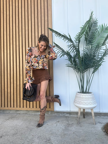 Floral flowy Blouse 00045