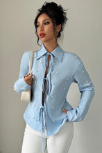 Load image into Gallery viewer, Tied up in Pearls 50044