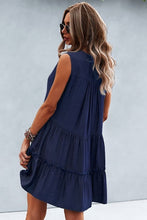 Load image into Gallery viewer, Navy babydoll dress 50043