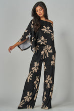 Load image into Gallery viewer, Crinkle summer pants floral print 50039