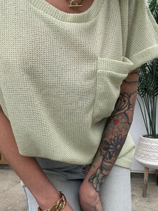 Moss Knit tee 00014