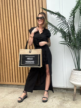 Load image into Gallery viewer, Black Linen Blouse 00025