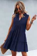 Load image into Gallery viewer, Navy babydoll dress 50043