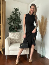 Load image into Gallery viewer, Black Midi Dream Dress 00071
