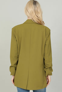 Moss green Blazer 00010