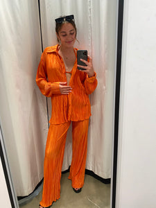 Orange crepe set 00185