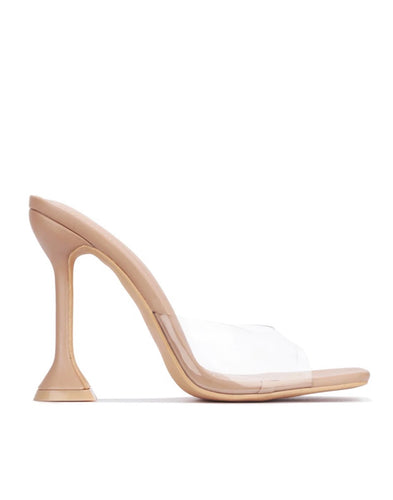 Lithe Clear Nude Heel