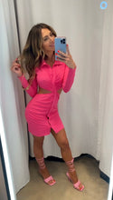Load image into Gallery viewer, Neon Pink head turner dress 25151