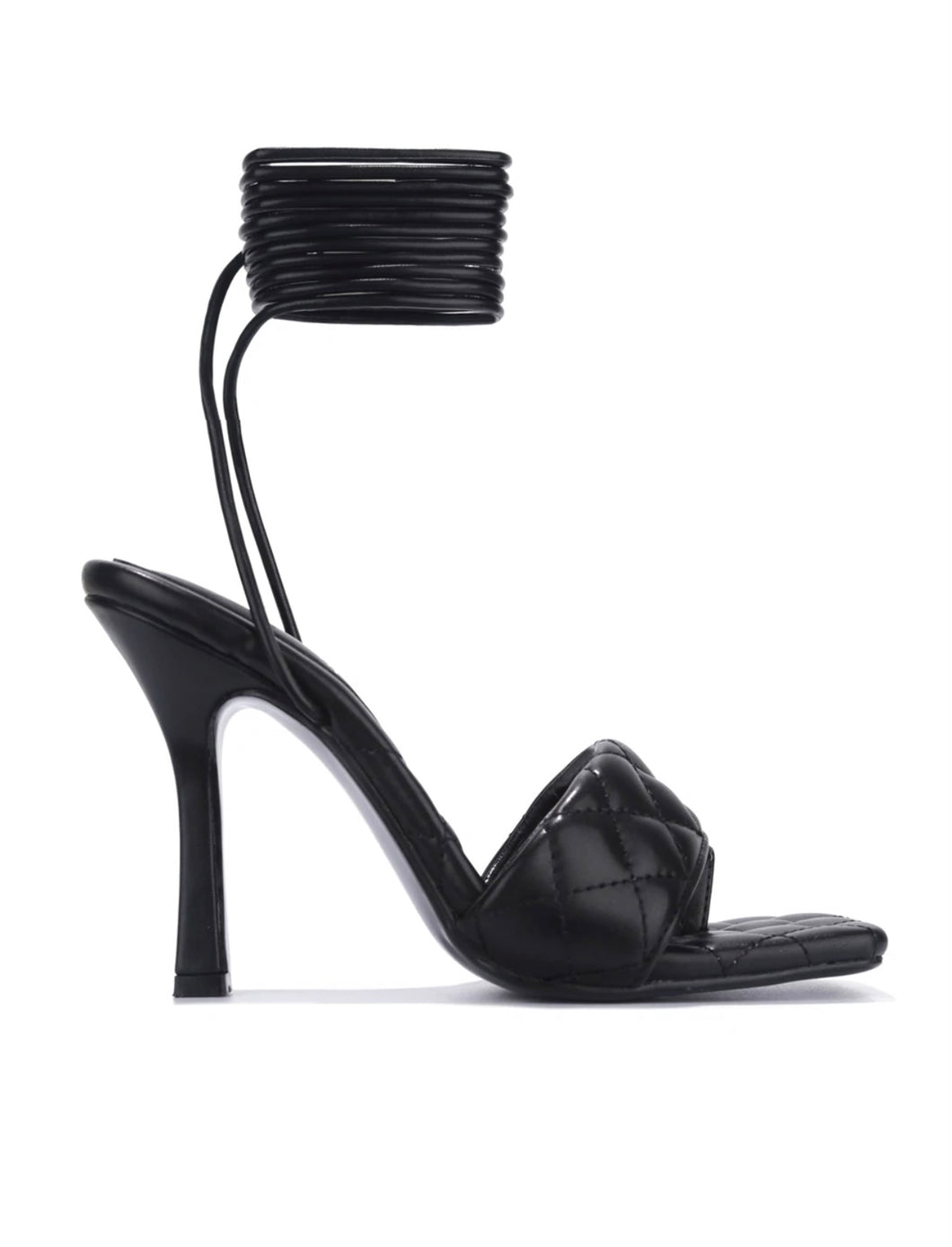 Motif black heel
